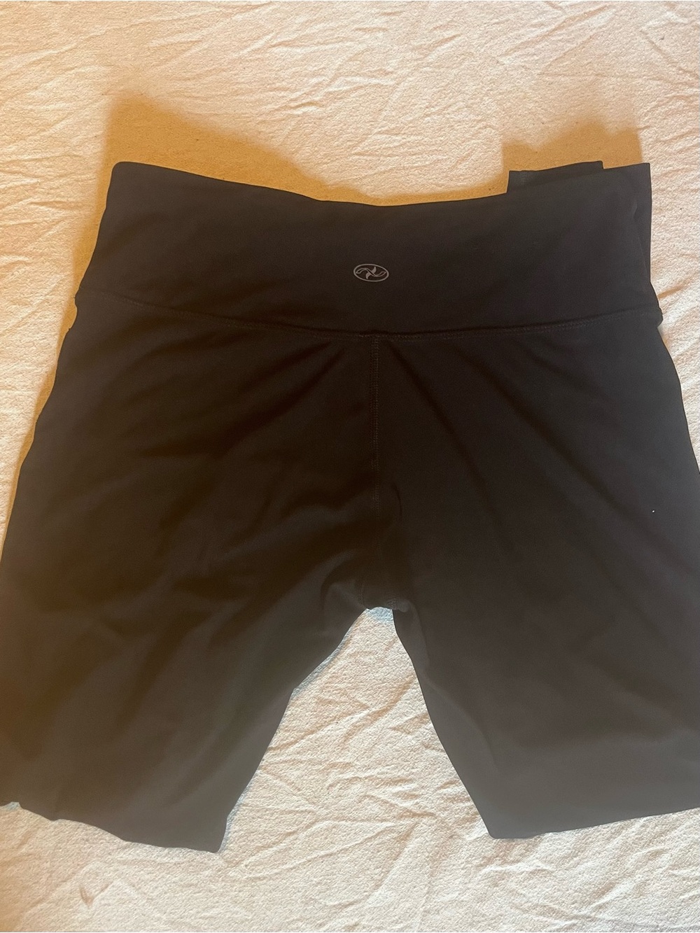 Women's High-Waist Black Athleticwear with Subtle Logo